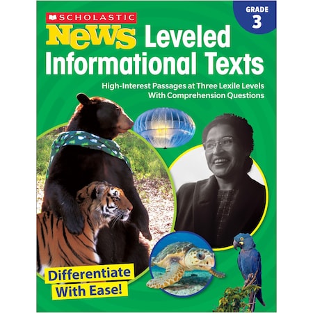 Scholastic News Leveled Informational Texts Workbook, Grade 3 9781338284737